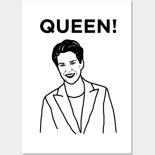 Queen Rachel Maddow Posters and Art